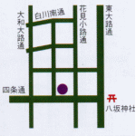 鍵善良房 地図